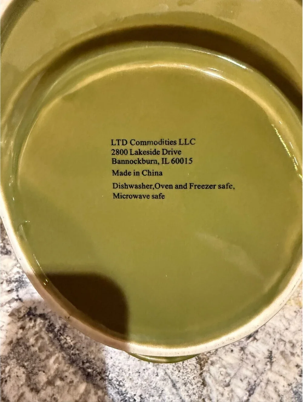 Stoneware Chip and Dip Serving Bowl Set - Olive Green and Blue